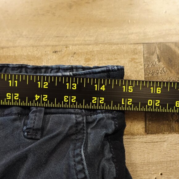 Paige Christy High Rise Crop Pants Women’s 30 Navy Lyocell Stretch - Picture 8 of 14